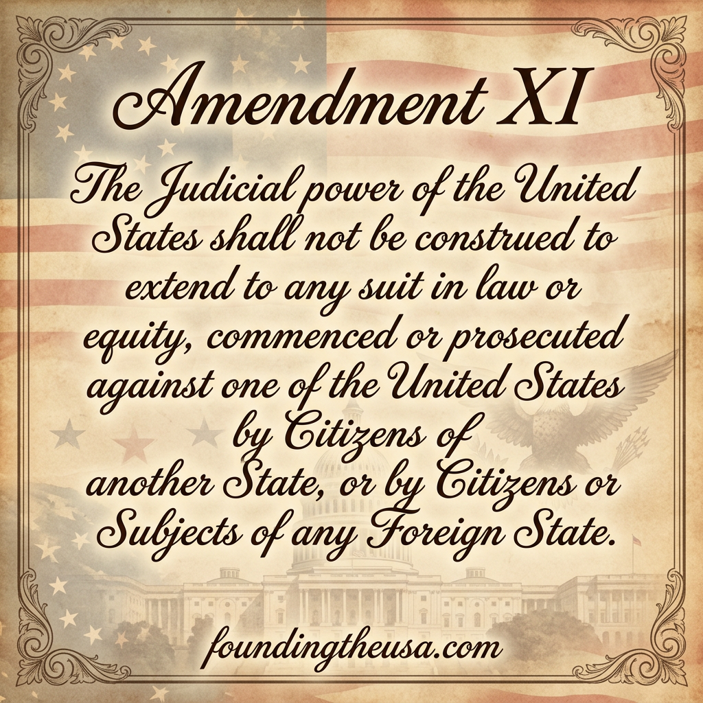 The Judicial power of the United States shall not be construed to extend to any suit in law or equity, commenced or prosecuted against one of the United States by Citizens of another State, or by Citizens or Subjects of any Foreign State.
