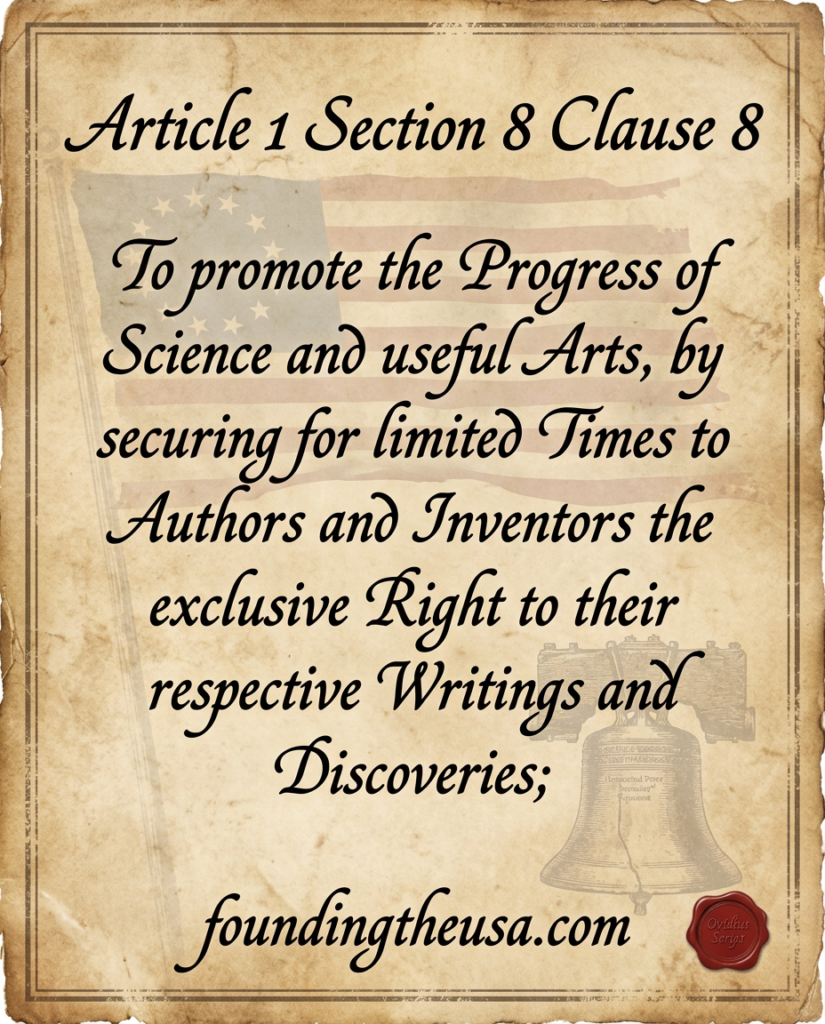 To promote the Progress of Science and useful Arts, by securing for limited Times to Authors and Inventors the exclusive Right to their respective Writings and Discoveries;